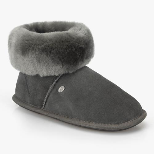 Ladies Albery Sheepskin Slipper  Granite Extra Image 2